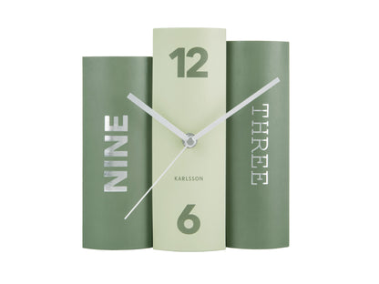 Table clock book