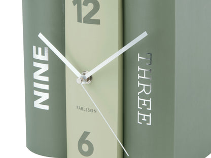 Table clock book