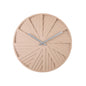 Slides wall clock sand brown
