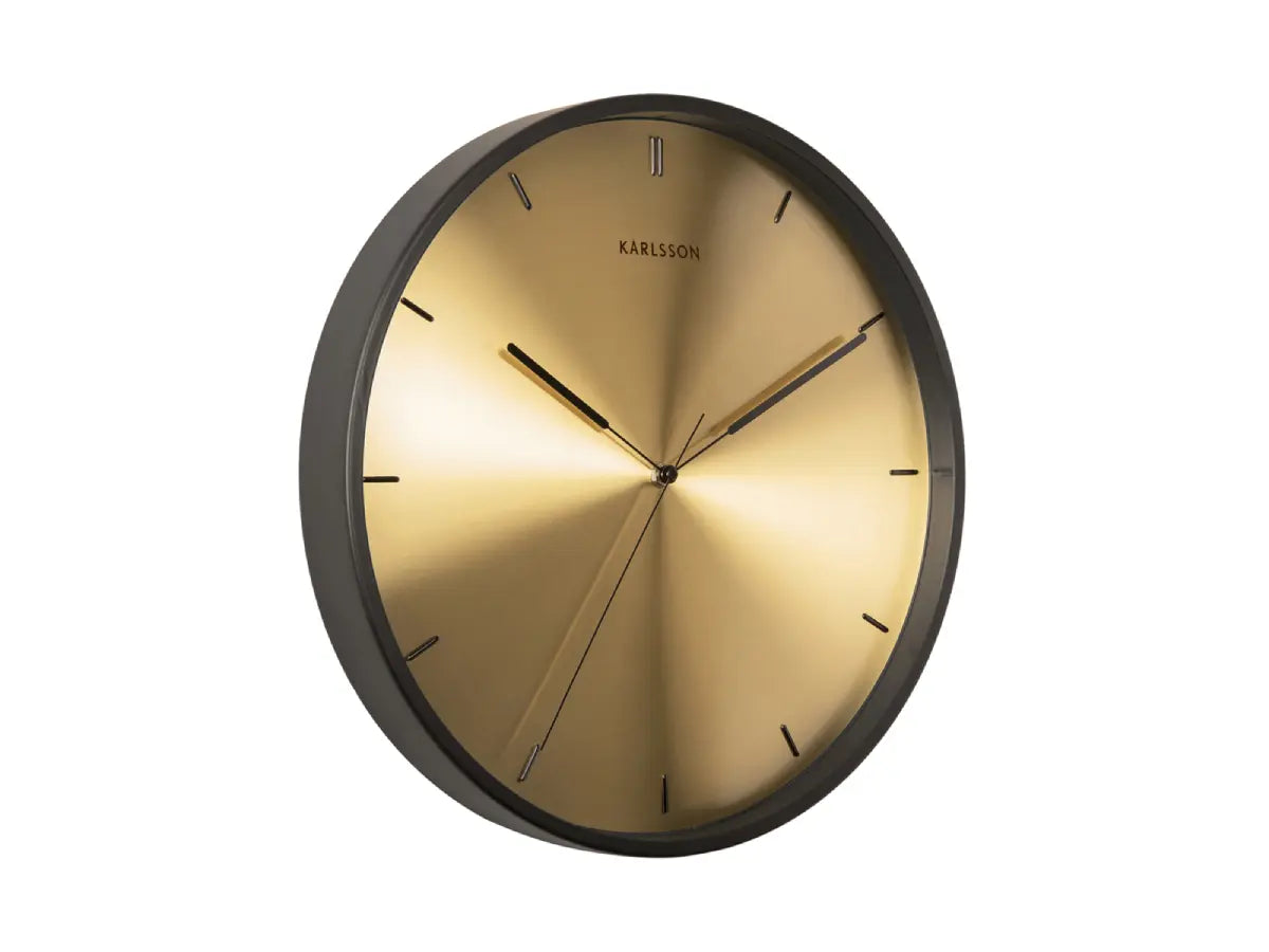 Finesse wall clock gold