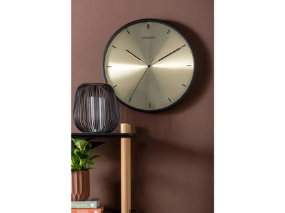 Finesse wall clock gold