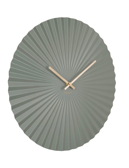 Sensu wall clock jungle green